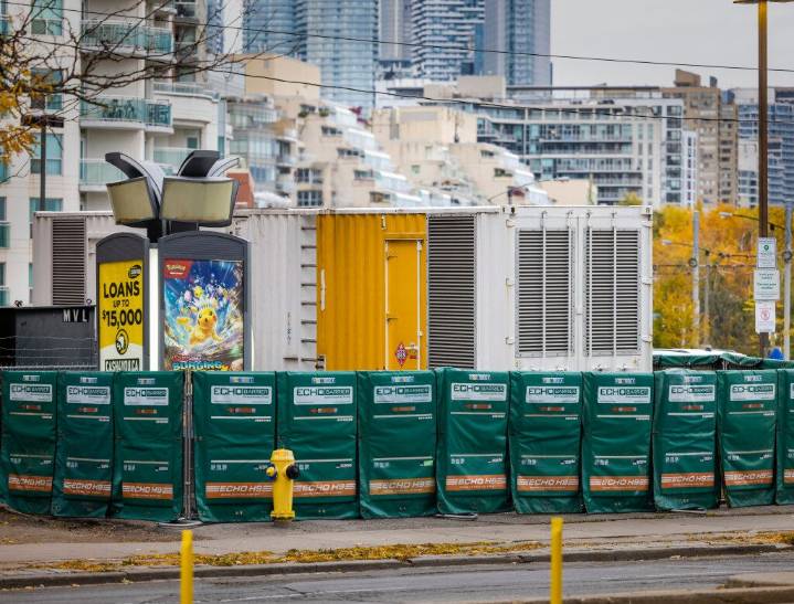 POWER STRUGGLE: Shelter’s giant generator brings the noise