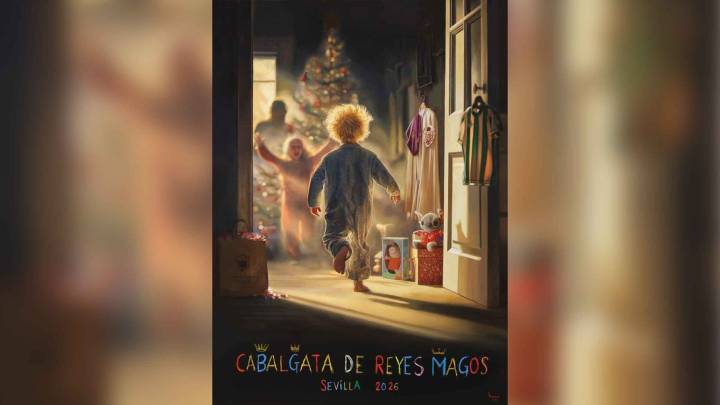 Así es el cartel de la Cabalgata de Reyes Magos de Sevilla 2026, obra de Fernando Vaquero