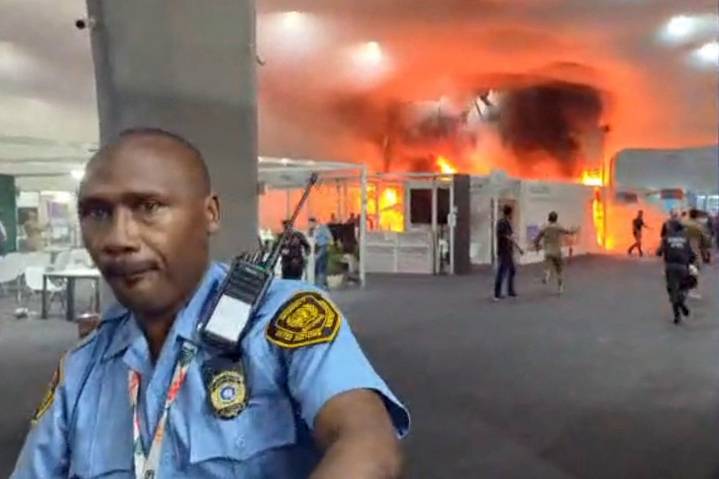 Fire Breaks Out at UN Climate Summit