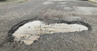'There's a desperate need to fix potholes on this street'