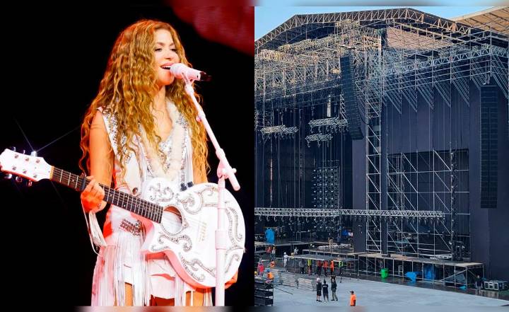 Shakira ya está en Lima: conoce cómo luce el escenario instalado para los conciertos de la colombiana en el Estadio Nacional