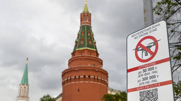 Rusia derriba 10 drones ucranianos cerca de Moscú en cinco horas