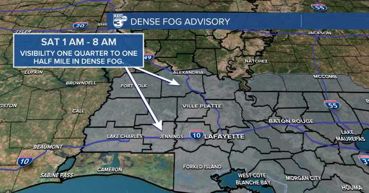 Morning fog gives way to pleasant weekend conditions