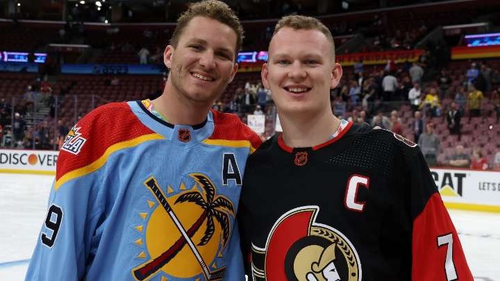 Matthew and Brady Tkachuk launch ‘Wingmen’ podcast