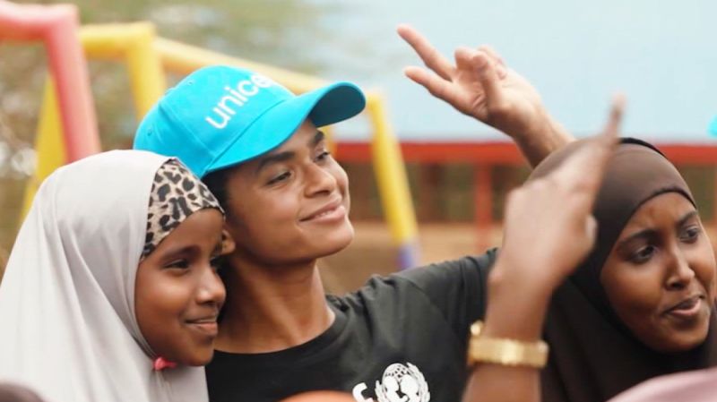 Boxer and model Ramla Ali returned to Kenya to give refugees hope