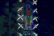 Hidalguenses sorprenden con escultura luminosa en la Basílica