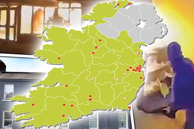 At least 38 arson attacks on buildings linked to asylum-seeker accommodation since 2018, report finds