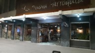 Cristalazo en restaurante La Nueva Parroquia en plena avenida Carranza