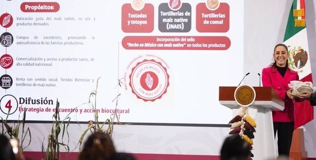 Gobierno de México presenta Plan Nacional de Maíz Nativo