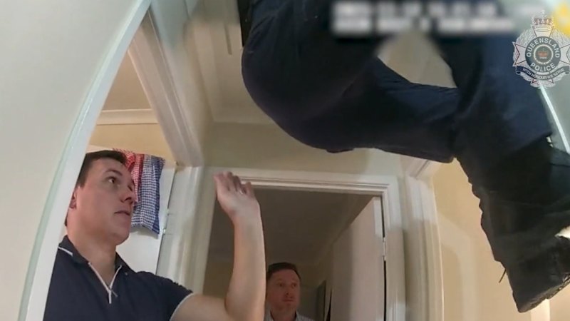 Teen pulled from roof cavity during arrest