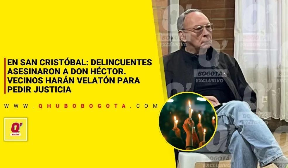 En San Cristóbal: delincuentes asesinaron a Don Héctor. Vecinos harán velatón para pedir justicia