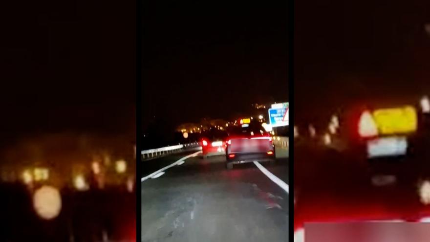 Conducción temeraria: así circulaba un joven de 25 años por la N