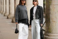 Cómo combinar vaqueros blancos en invierno