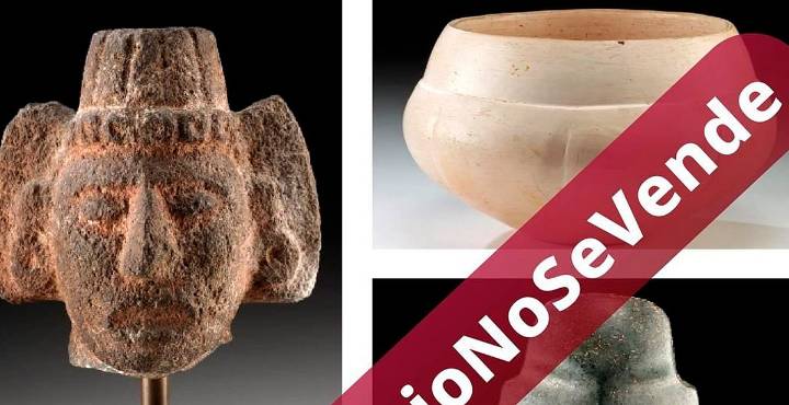 México frena subasta de piezas arqueológicas en EU; exige su devolución