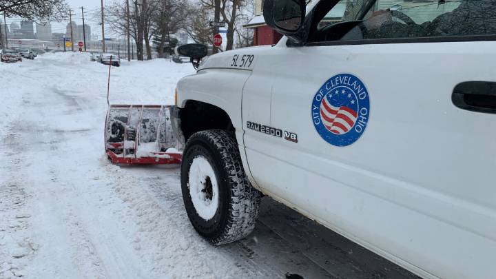 Snowplow drivers 'fully staffed' for season in Cleveland