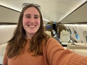 I toured a $96 million private jet. It's like a mini apartment and shows how extravagant flying has become for the 1%.