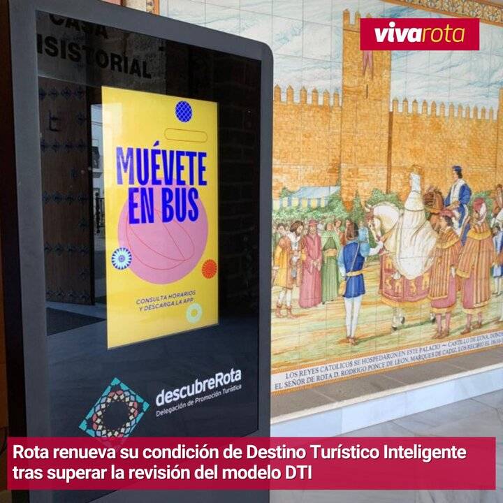 Rota renueva su condición de Destino Turístico Inteligente tras superar la revisión del modelo DTI