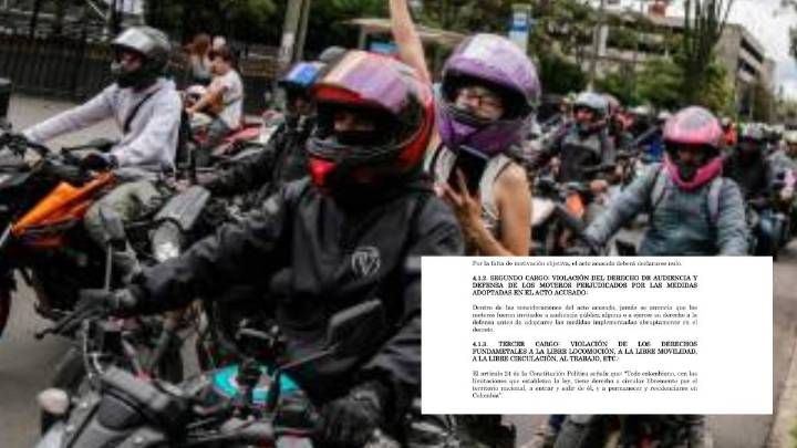 Interponen demanda contra restricciones de parrillero en Bogotá: “violaría derecho a la libre locomoción”