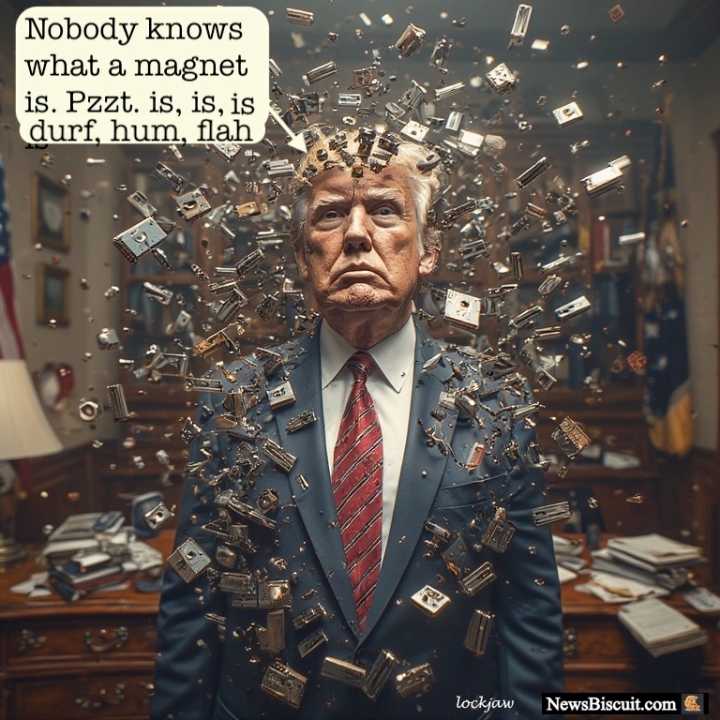 Methinks the Donald doth protest too much