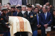 Trump, Vance snubbed at Cheney funeral; Bush eulogizes