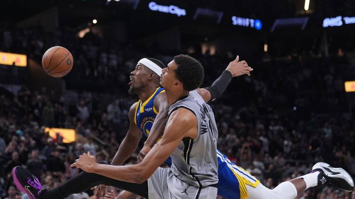 Wembanyama will miss his first game of the season with a calf strain when the Spurs face the Kings