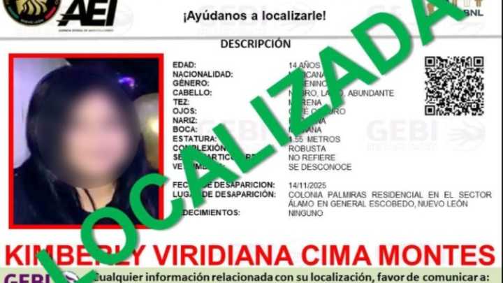 Localizan a Menor Desaparecida Tras Contactar a Desconocido en Videojuego en Nuevo León