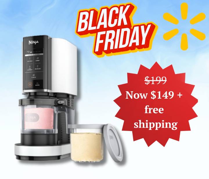 Walmart’s giving ice cream lovers the best gift with a rare $60 off the Ninja CREAMi on Black Friday