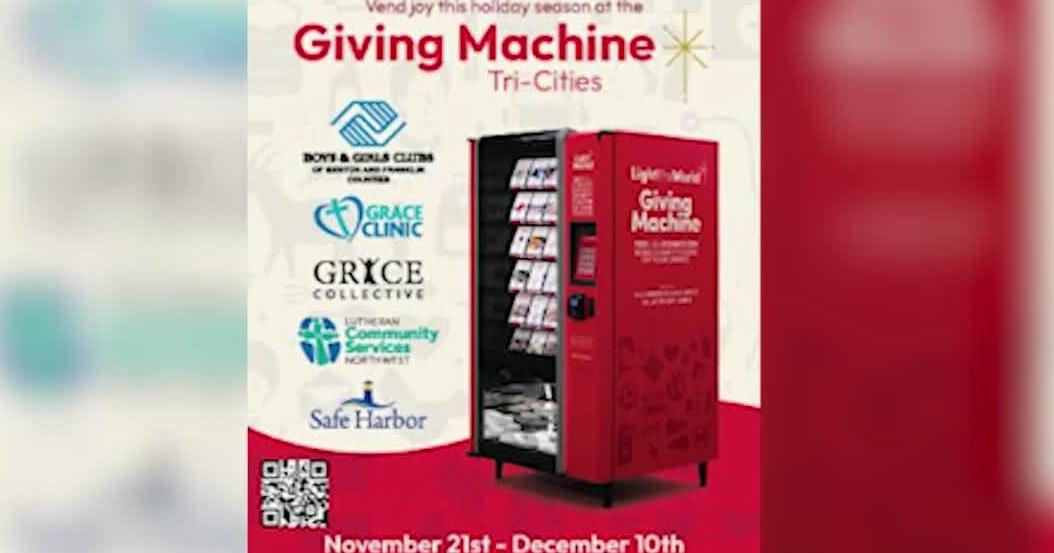 Tri-Cities welcomes "Giving Machines" for holiday season in Richland