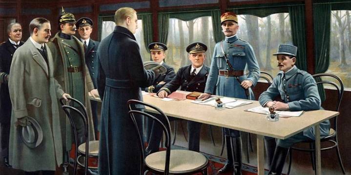 Termina, de facto, la Primera Guerra Mundial