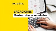 Vacaciones: ¿Cuánto es el máximo de días que un trabajador puede tener acumulados?