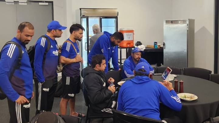 Indian Men's Team Watch Women In Blue Play World Cup Final Vs South Africa