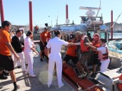 Semar rescata a 3 personas a la deriva en aguas de Sonora