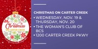 The Woman’s Club hosts Christmas on Carter Creek fundraiser