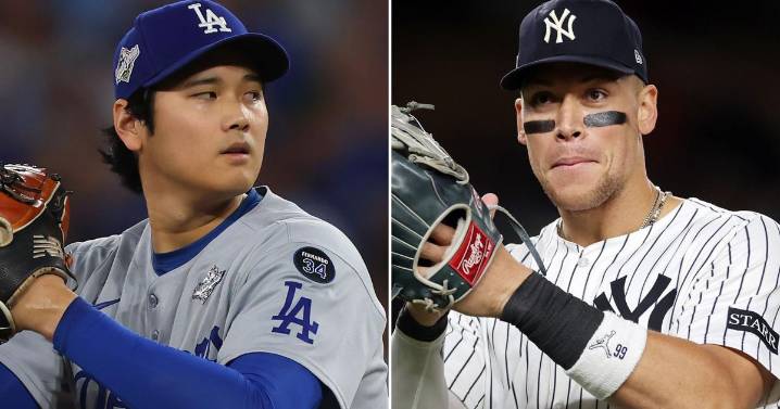 Dodgers’ Shohei Ohtani unanimously voted MVP for fourth time; Yankees’ Aaron Judge named AL’s back