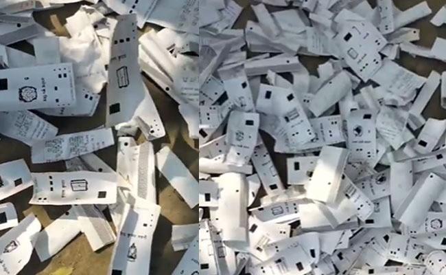 Election official suspended, FIR registered after VVPAT slips fou...