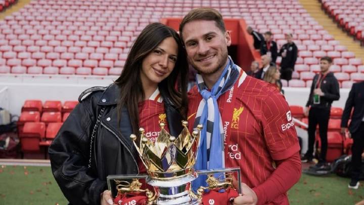 Alexis Mac Allister y Ailén Cova explicaron con un gesto el origen del nombre de su hija