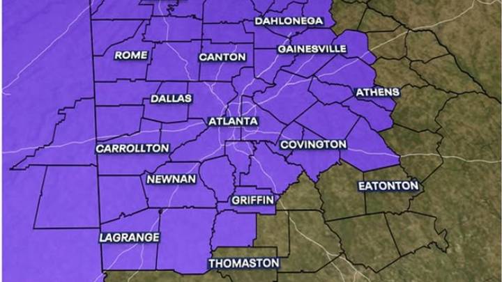 Freeze Warning for North Georgia: Arctic blast brings cold, gusty winds