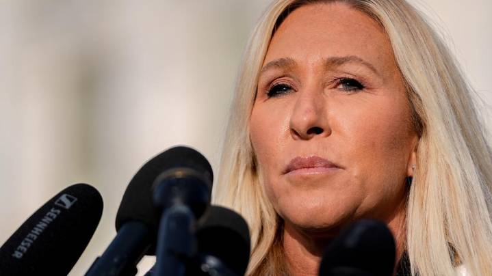 Trump reacts to Marjorie Taylor Greene's resignation announcement