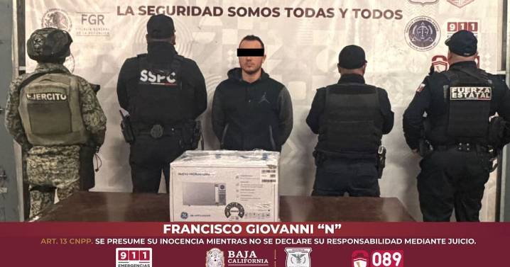 Aseguran a sujeto y cuatro kilos de heroína