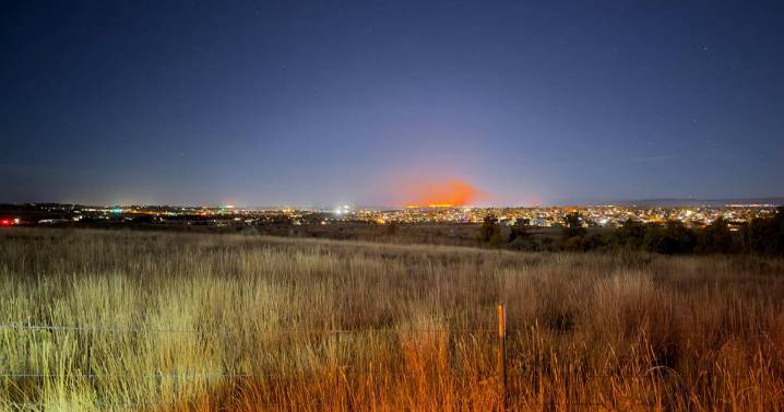 Firefighters battling 5,500-acre fire in Fort Carson that began from training exercise