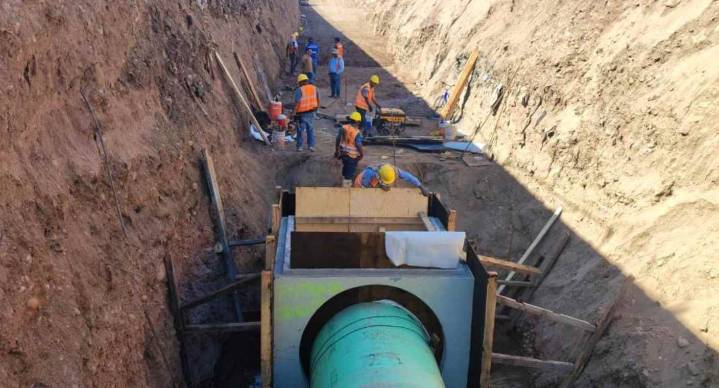 Avanza 38% rehabilitación del colector principal en Paseo Río Sonora: Agua de Hermosillo