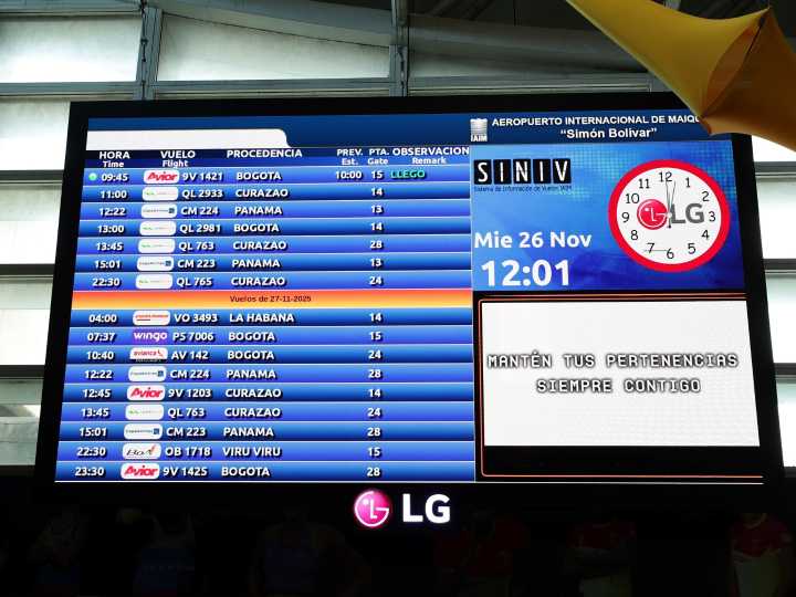 Venezuela revocó la concesión a seis aerolíneas internacionales por suspender vuelos tras la alerta de EE.UU.: "Quédense con sus aviones"