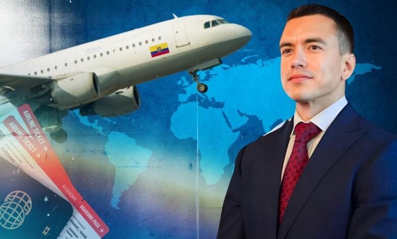 Presidente de Ecuador viaja otra vez a EE. UU. con agenda “confidencial»