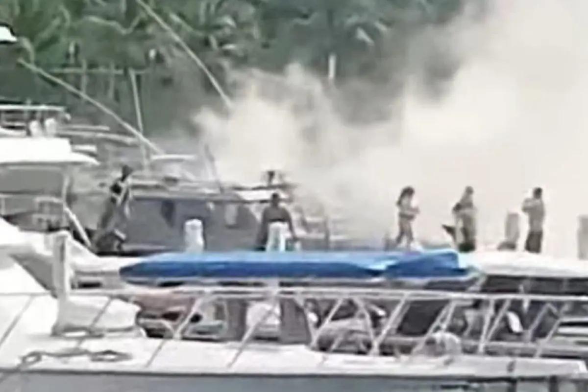 Explosión de embarcación en Cozumel, Quintana Roo, deja cinco marinos lesionados