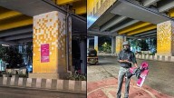 Maha Mumbai Metro Lauds Man For Removing Illegal Banner From Yellow Line Pillar