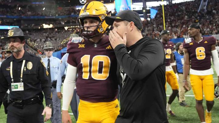 Arizona State football’s Kenny Dillingham isn’t focused on ‘outside noise’ amid Sam Leavitt uncertainty