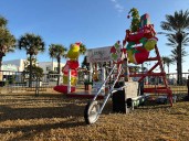 Deck The Chairs returns to Jacksonville Beach with 70 decorated chairs, nightly light show and family