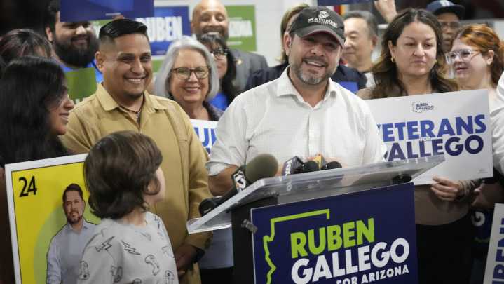 Why Ruben Gallego holds the spotlight a year after Senate win