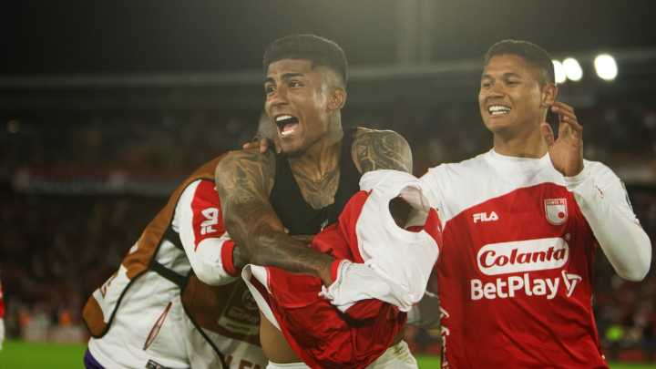 Video | Harold Santiago Mosquera explotó tras el gol del triunfo y de la clasificación a Santa Fe: 'El momento soy yo’