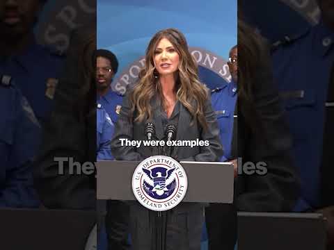Kristi Noem Hands Out $10K Bonus Checks to TSA Agents After 43